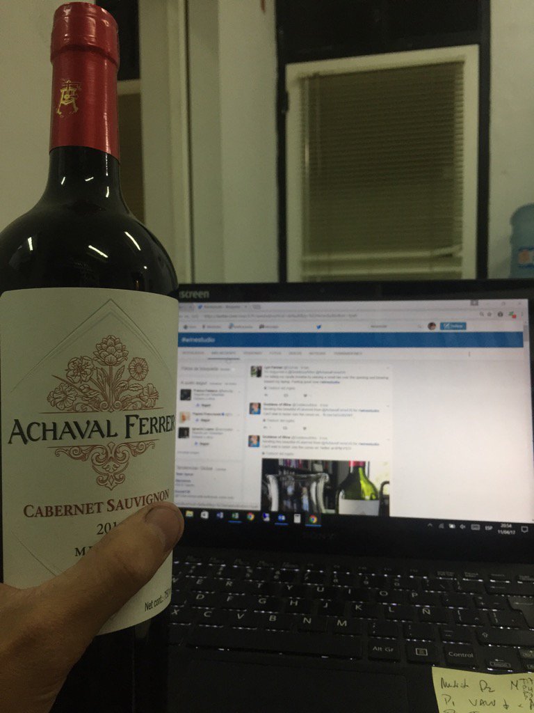 Ready for #winestudio tonight sharing concepts and taste of #cabernetsauvignon #mendoza @AchavalFerrerUS @eatandrun