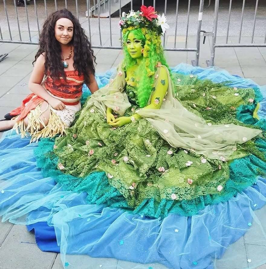 The Rpf Moana And Te Fiti By Sky Van Alen And Miwa Kuma Moana Disney Costume Cosplay Craftyourfandom