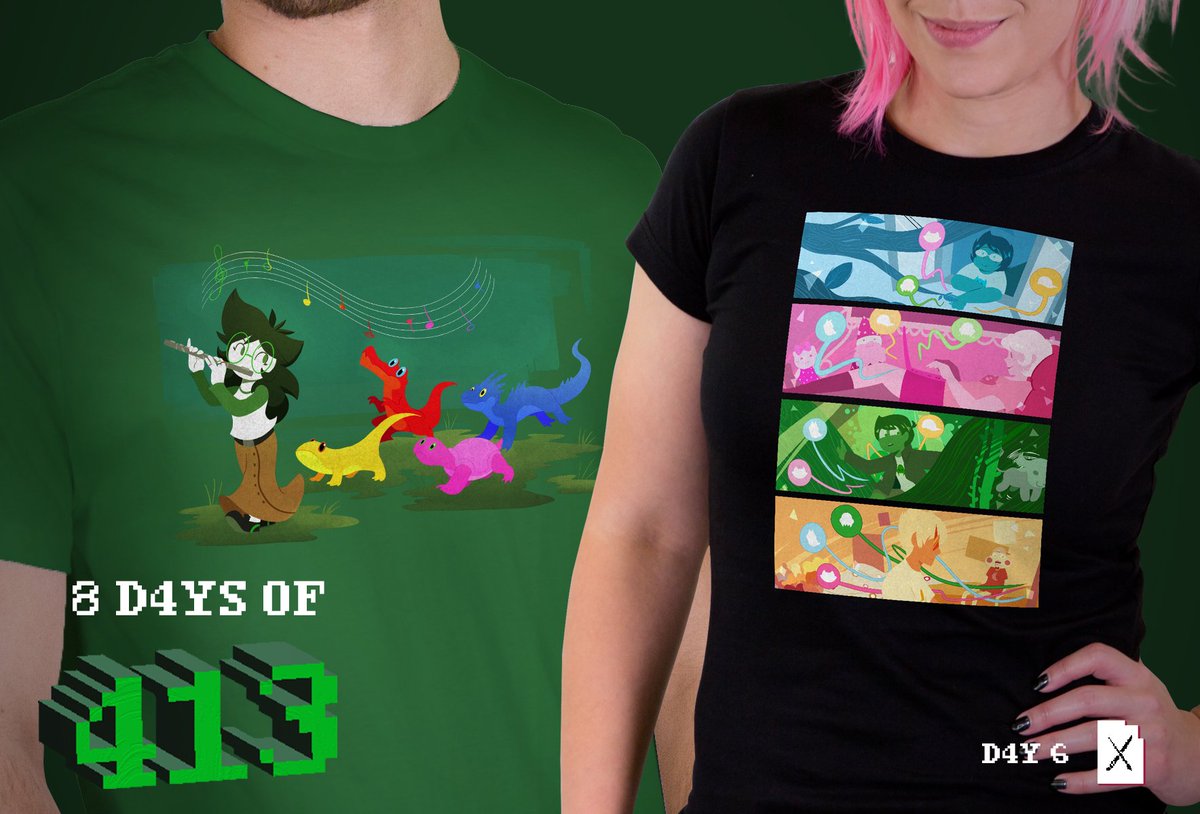 ForFansxFans's tweet photo. Tons of #Homestuck designs inspired by 413 are here! Use 15P3RC3NT to save on everything you buy. Shop new designs: https://t.co/oUz06U4EZ1 https://t.co/8zl6787GUf
