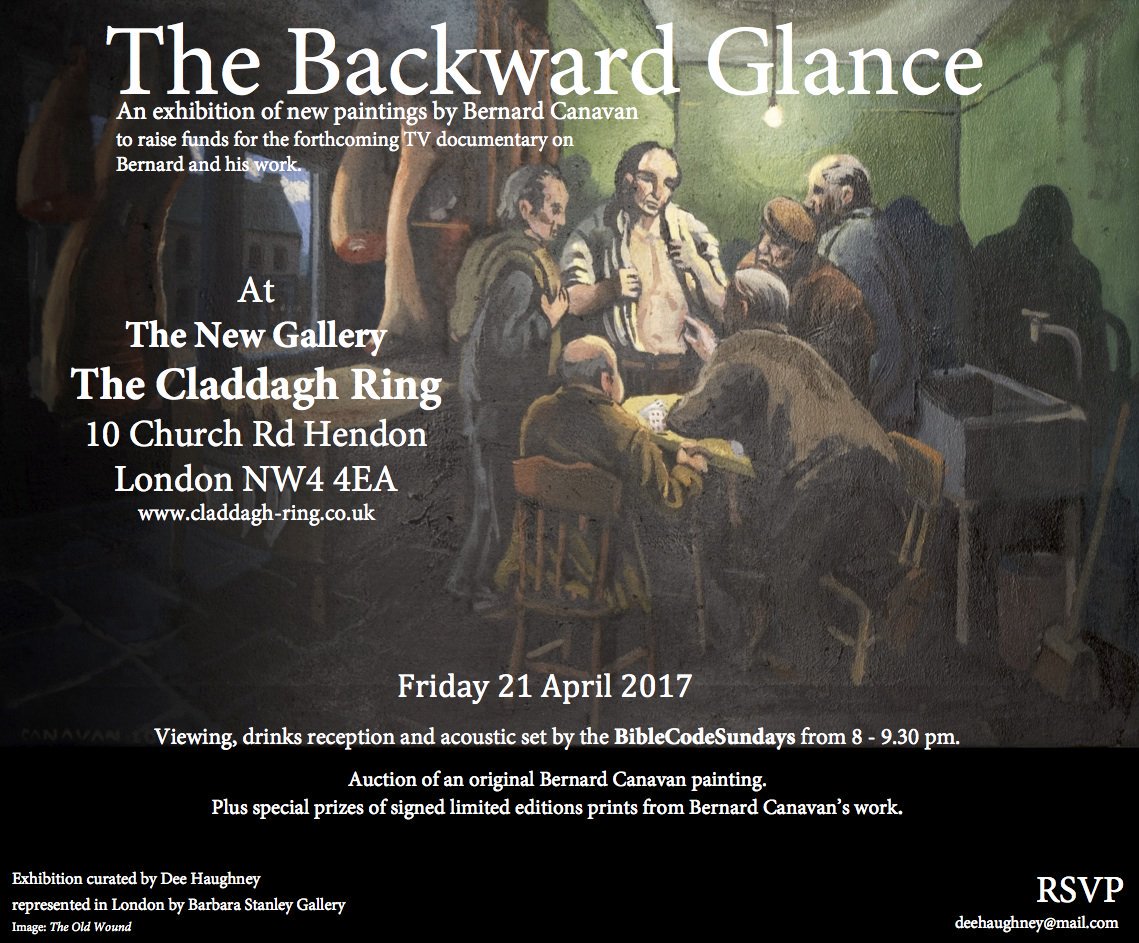 thecraicisback's tweet photo. Unique fund-raising event #TheCladdaghRingHendon #BernardCanavan Friday 21st April Irish Art and Irish Music https://t.co/ZM8yQcKSpy