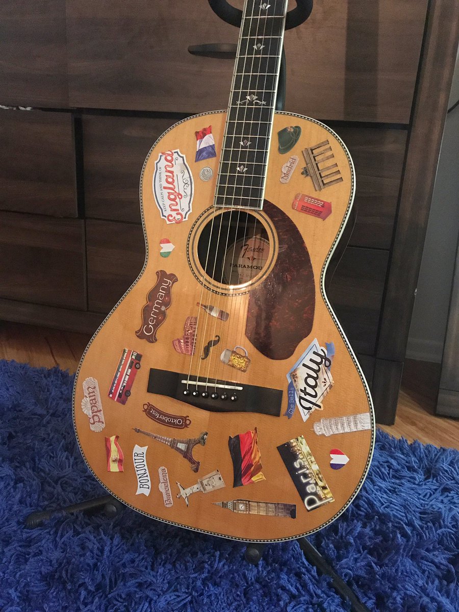 jakemiller's tweet photo. Gonna be collecting shot glasses and stickers for my guitar in each city 👍🏽 https://t.co/cYblYraMWY