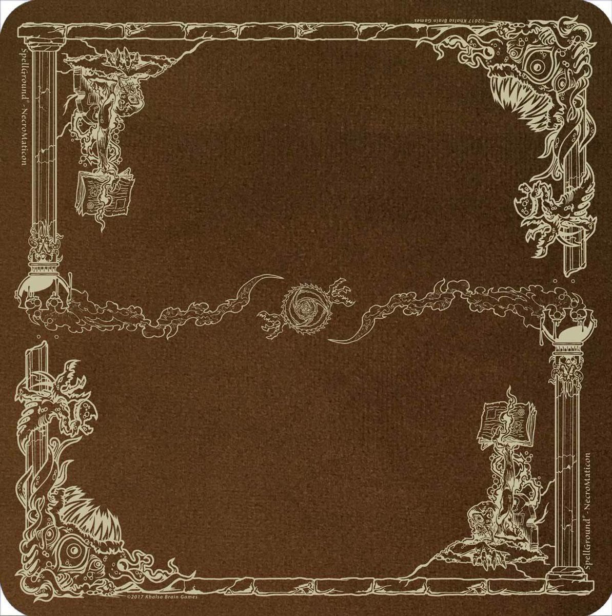 SpellGround's tweet image. Have you seen the NecroMaticon artwork yet? Tentative sale date is April 14th. $39.95. Art by Tony Steele.