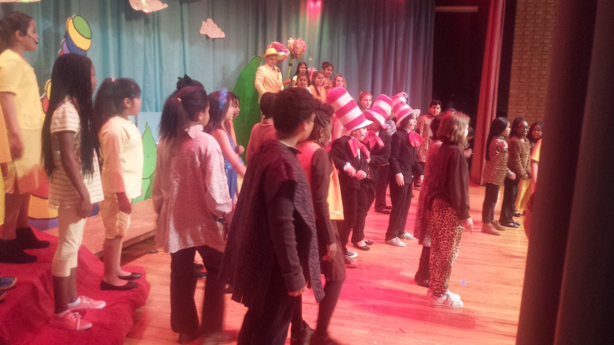 TeacherSweeney's tweet photo. Here's some more Seussical sneak peaks (in costume)! Shows are tomorrow and Thursday at 6:30! Hope to see you there!!! ☺ https://t.co/Ga1QxVRmqR