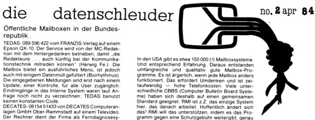 [Neue Exponate] bit.ly/2pqIVjJ (Fast alle) Ausgaben (ab #2 von 1984) der #CCC #datenschleuder // #VintageComputing #RetroComputing