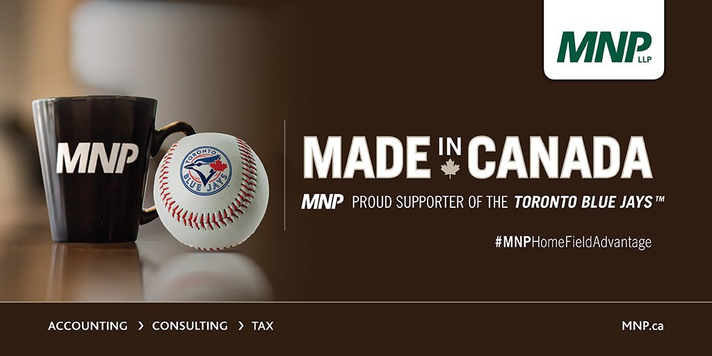 MNP_LLP's tweet photo. Let's get loud! Help us cheer on the @BlueJays as they play the Honda Home Opener tonight in Toronto! #MNPHomeFieldAdvantage https://t.co/QDUXpHqo8L
