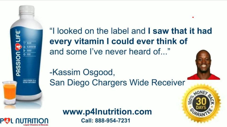 ow.ly/Gc7k30aFW40
#P4Lnutrition #HealthyLife #FitFam #SanDiegoChargers #Athlete
