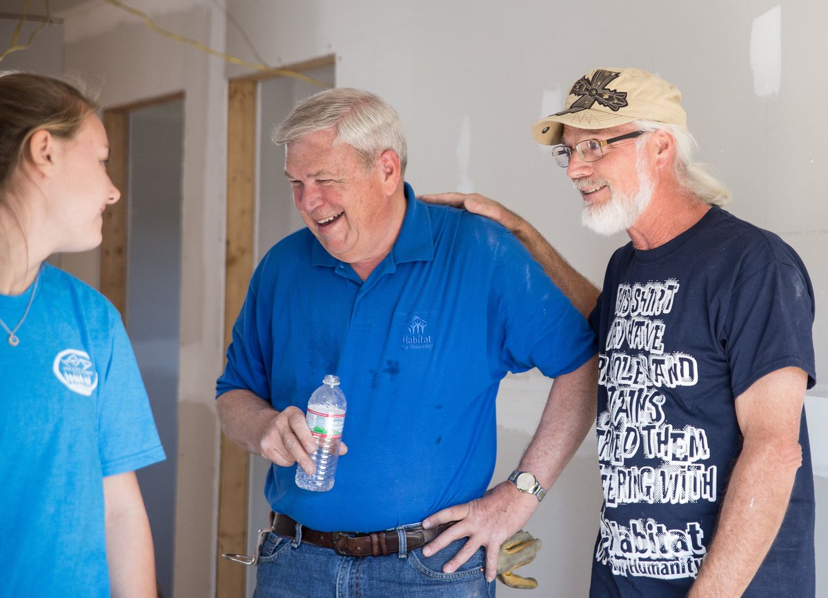 Alan drove our new Habitat Store truck all the way from Washington.  Thanks!  Mind, muscle, money: Alan is invested in our community.