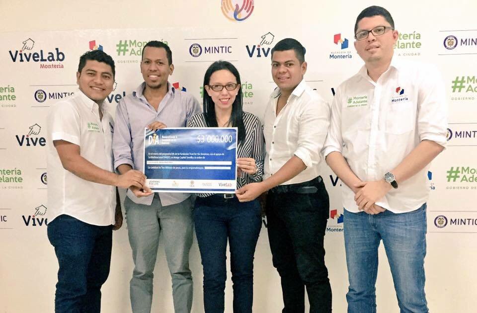 Trust4Americas's tweet photo. #ProgramaDIA entregó capital semilla a emprendedores digitales de Montería @ZapphyPH @Markaribe_Col ¡Felicidades! @ViveLabMonteria https://t.co/5ZNWMxjx0H