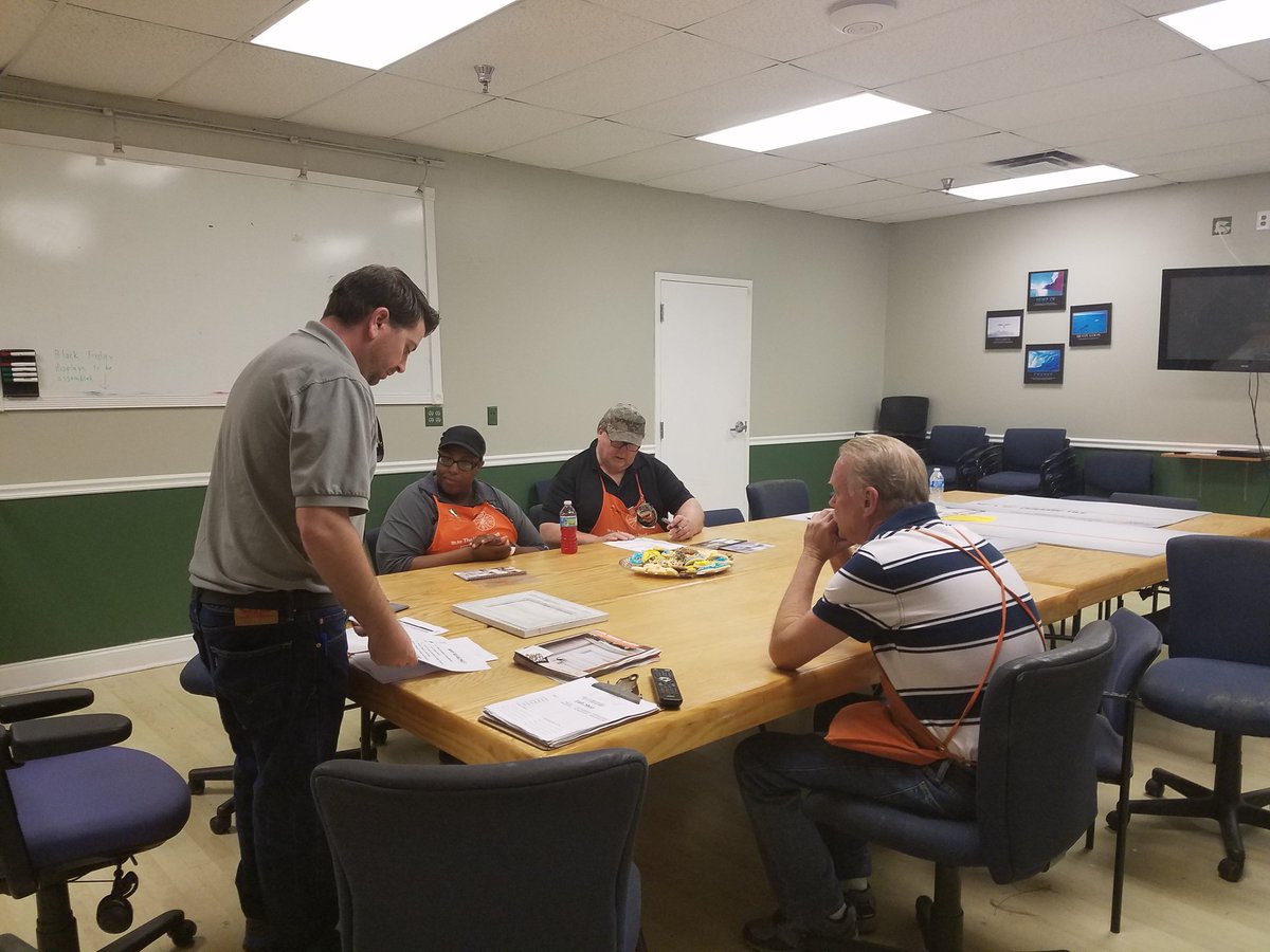 SASM0808's tweet photo. Getting head start on leads this week. Had our rep Ronald from refacing doing pk's with our associates. https://t.co/Pq6eDYbtD9