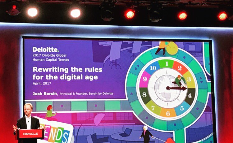Cloud_Crusader1's tweet photo. Great insight from Josh Bersin at Oracle HCM World #OracleHCMWorld #OracleHCM #HCMWorld https://t.co/4hp5noLbdL
