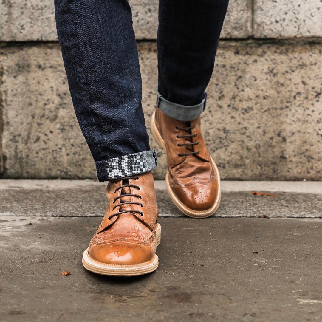 gordon rush wingtip boots