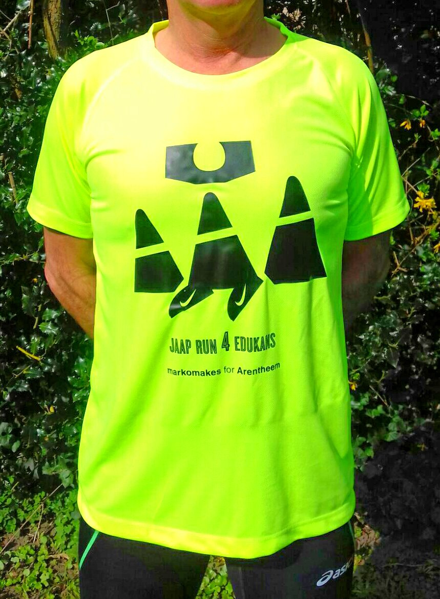 hoekzema59's tweet photo. https://t.co/vg4ZjMIaIm #markomakes ontwerpt, #snelders levert shirt #jaaprun voor #edukans ,docenten #thomasakempis rennen #elst - #arnhem https://t.co/oC21LQJ2NJ
