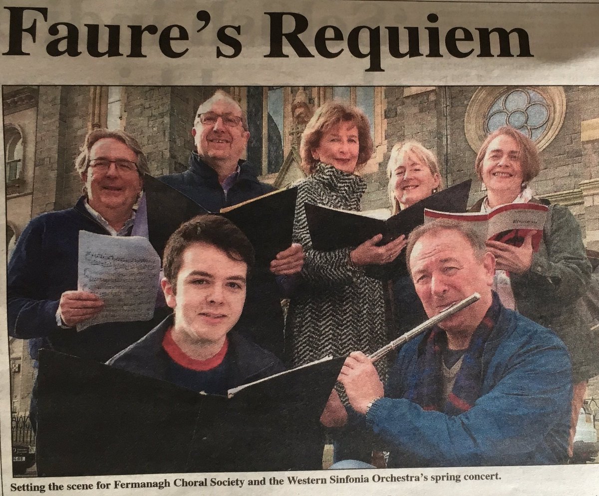 ChoralFermanagh's tweet photo. These smiling faces were joined by many more on Sunday evening, both choir and audience, thanks to @ArtsCouncilNI for their support #culture https://t.co/9bQp0fDzRq
