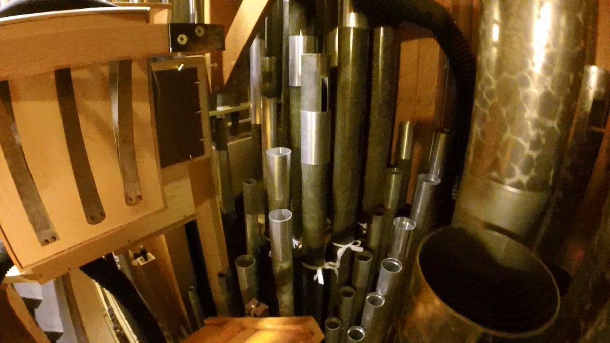 Ever step INSIDE a #pipeorgan? See how the <a href="/1stChurchNashua/">First Church</a> made over its musical masterpiece! Tonight at 7pm. bit.ly/2o0nuVN #NH