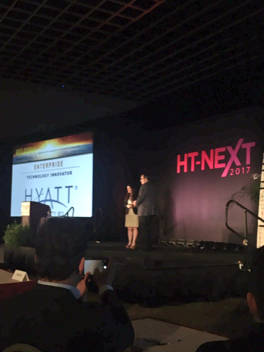 Congratulations Hyatt for winning the first Hotel Visionary Award from <a href="/htmagazine/">Hospitality Tech Mag</a>! The award program continues here at #HTNEXT