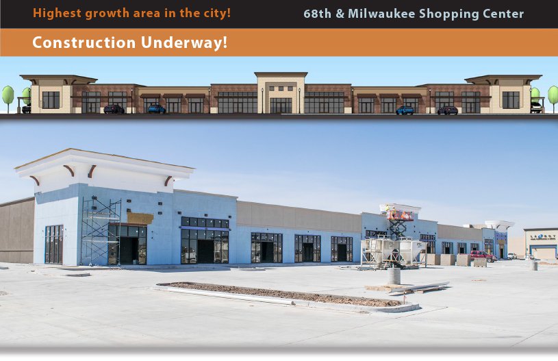 EgenbacherCP's tweet photo. The Shoppes on Milwaukee are taking shape! Located in one of the most rapidly expanding areas of #Lubbock! #TXCRE https://t.co/gapR1esMgd https://t.co/6CmkfcGHMz