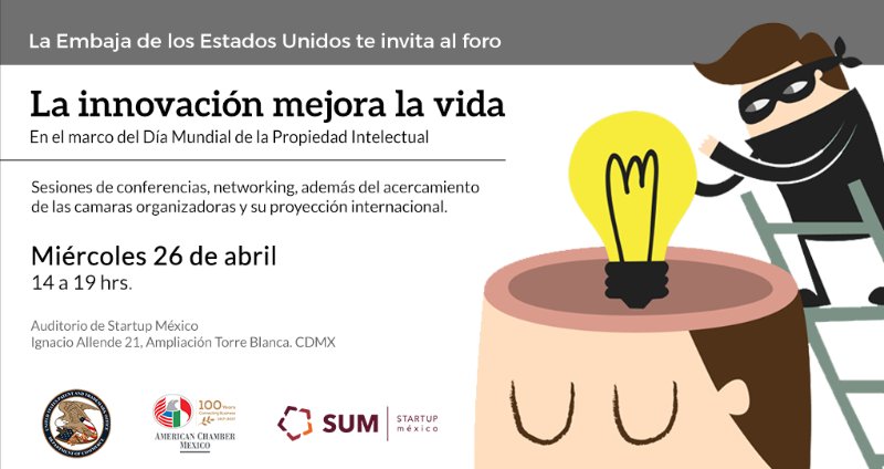 startupmexico's tweet image. Acompáñanos en el foro: La innovación mejora la vida. Invita #AmCham, #AMPPI #ANADE, #EmbajadaEU Regístrate y asiste goo.gl/UpQZSV