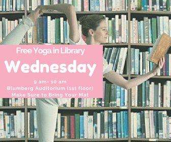 uteplibrary's tweet image. We'll have Yoga in the Library tomorrow at 9:00 AM.  Bring a Mat!  :)  #UTEP