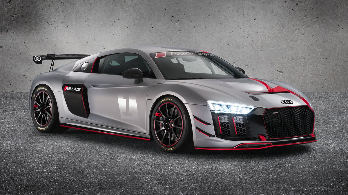 audisport's tweet photo. Say hello to our new baby! 😍 The new Audi R8 LMS GT4 joins the Audi Sport customer racing family 🙌 #GT4 #LeagueofPerformance https://t.co/ZK2EOm3R5m