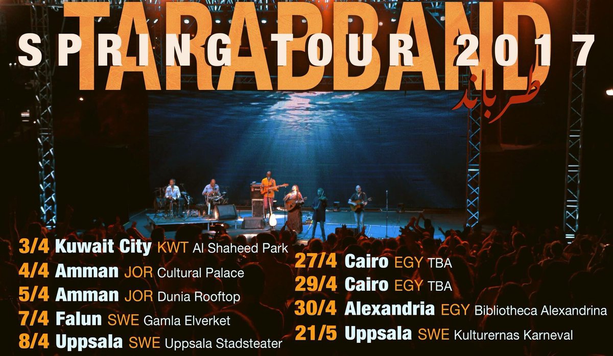 NadinAlkhalidi's tweet photo. More dates! @TARABBAND https://t.co/BkPb58ErUN