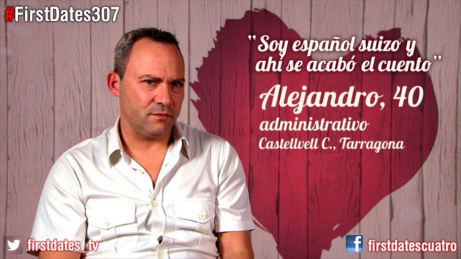 firstdates_tv's tweet photo. "Fue como una conversación de ascensor" y otras maneras de rezumar amor a la inversa #FirstDates307 https://t.co/zGyx0hIQLz https://t.co/h9rBFswsYu