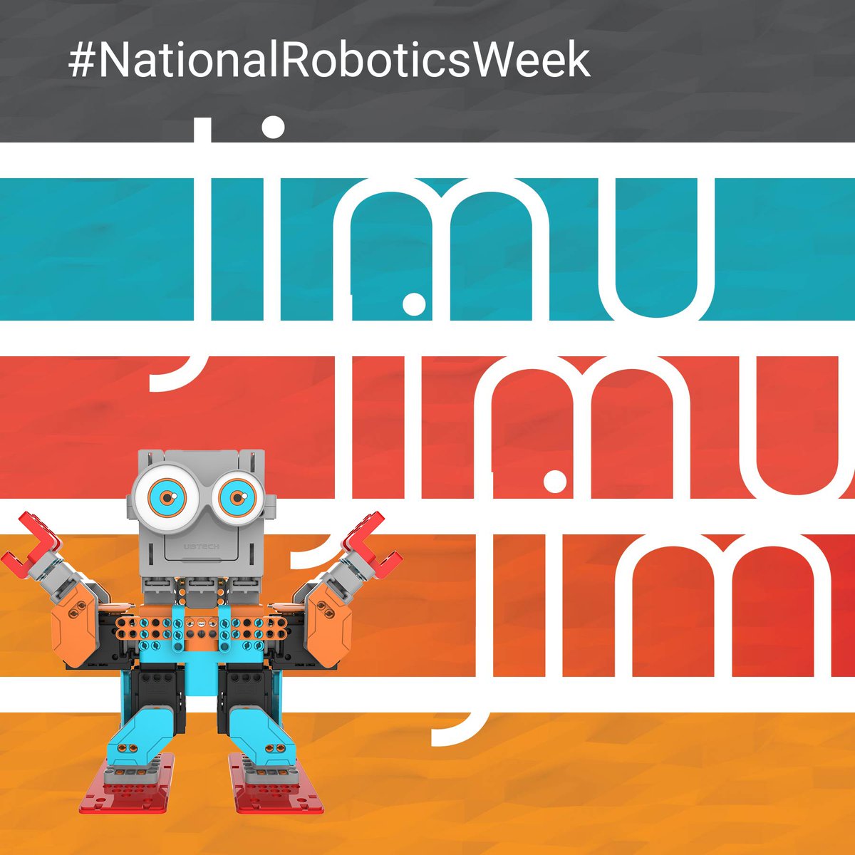 UBTECHRobotics's tweet photo. Let's celebrate the future of robotics with Jimu for #NationalRoboticsWeek!

https://t.co/XyiREBjEXV https://t.co/JK9eWhjXdR