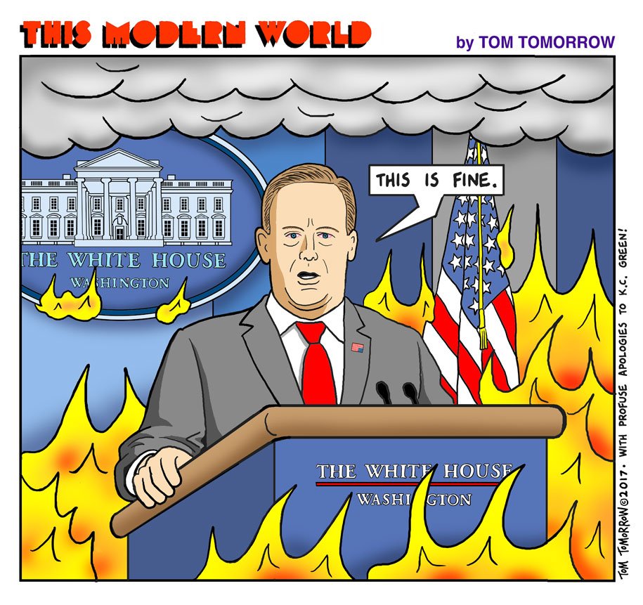 FUNNYsnarkyJOKE's tweet image. #Sean_Spicer #spicer #Spicerbriefing #Briefing #lies #antisemitism #Holocaust #GasAttack #cartoon #antitrump #PressBriefing #humor #funny