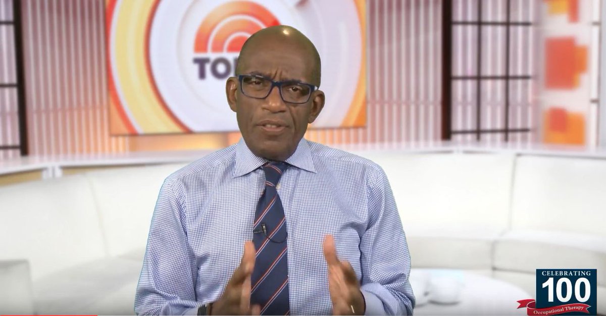 AOTAInc's tweet photo. .@AlRoker says his son’s future is “limitless” thanks to #occupationaltherapy. Watch his #AOTA17 video: https://t.co/z4tTlWhlvf #OTMonth https://t.co/UtMlO3j85i