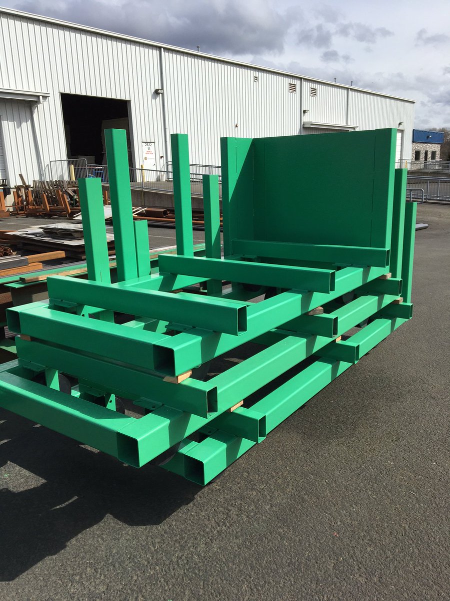 CEMetalFab's tweet photo. These are lumber carts we made for Mt Hood Forest Products. 💪 #metalfab #welding #industrial https://t.co/PHIhKziQHA