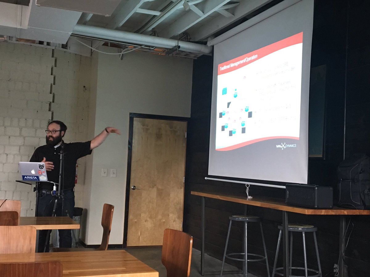 FennerSells's tweet photo. @wandynamics @jgintert dropping some knowledge on SD-WAN #sdwan #OHNUG https://t.co/sRDzluZC4c
