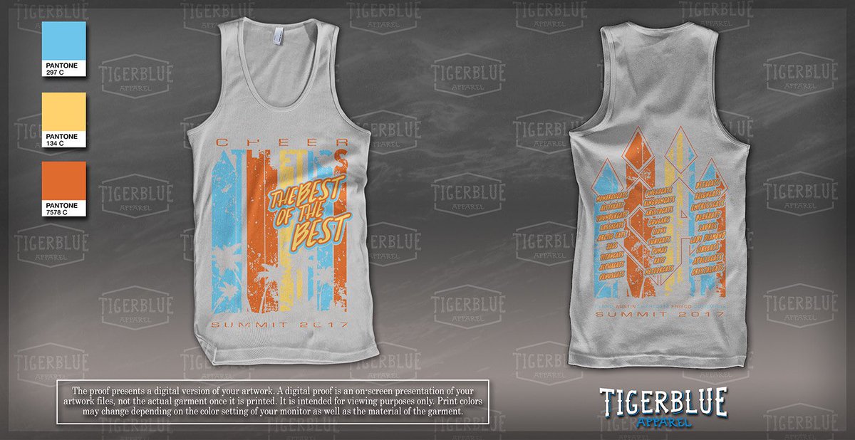 Pre-Order your 2017 Summit tees &amp; tanks NOW! Save $5 and get free shipping to your local Cheer Athletics Pro Shop #cheerathletics #caproshop