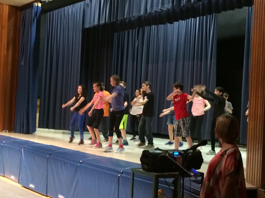 Our dance performance is underway <a href="/CKSSHawks/">CKSS Hawks</a>! Hard work, rhythm and King George Spirit.