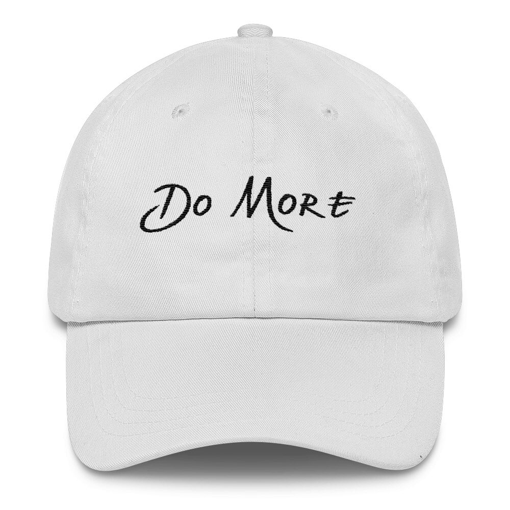 HustleHats's tweet photo. Here's a closer look at the "Do More" dad hats! They'll be available for purchase soon, so stay tuned 🔥 #HustleHats https://t.co/urxpNXVaDS
