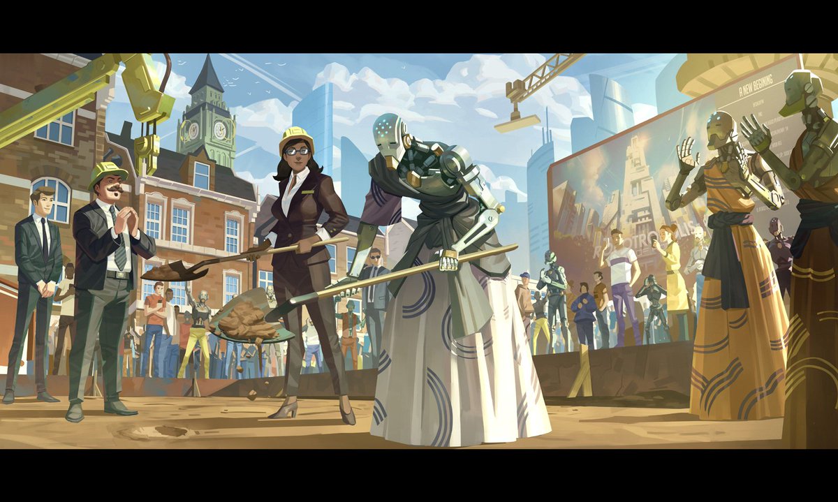 The four illustrations I did, out of my confort zone =^P.