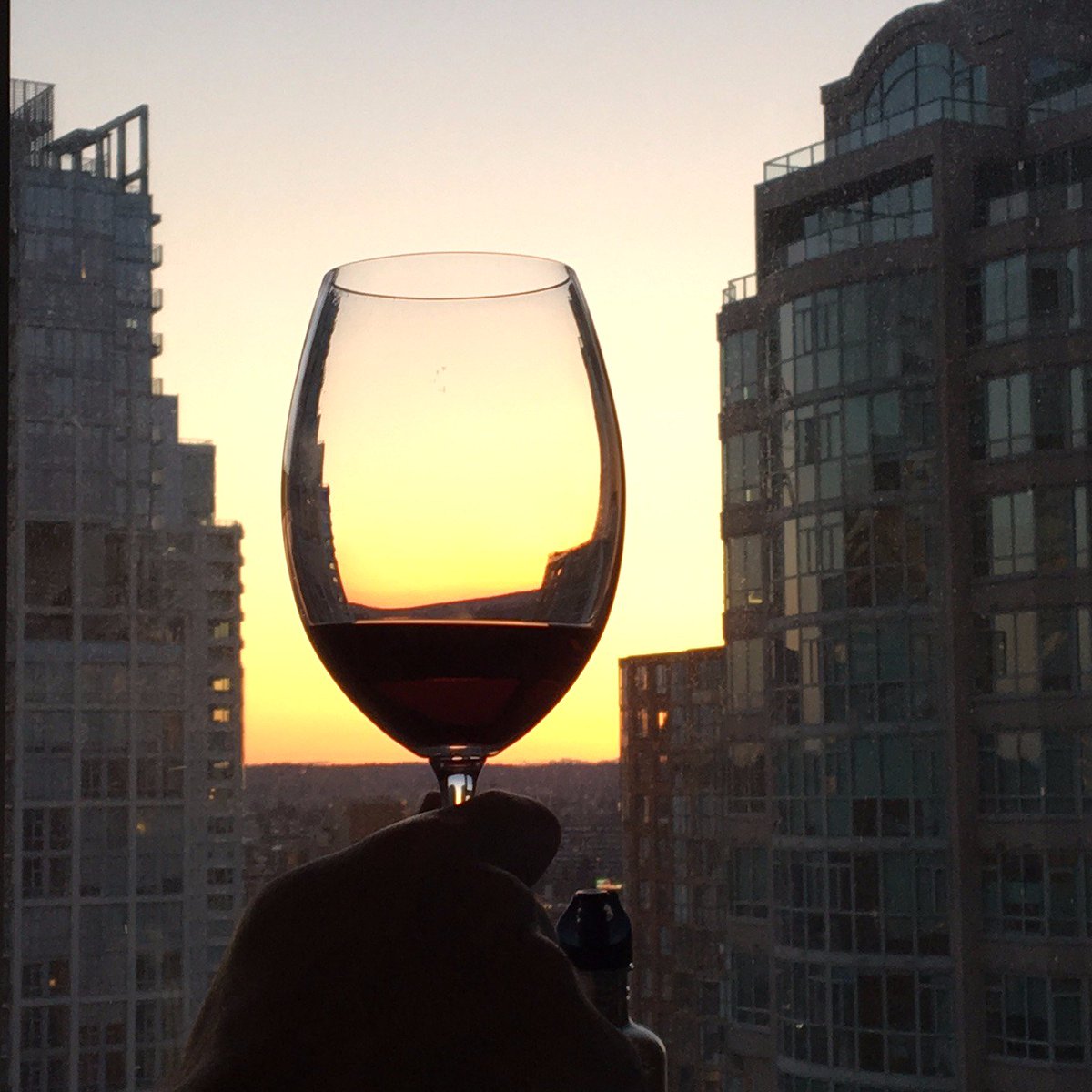 Our Cabernet Sauvignon pairs well with city sunsets #WorldThroughAWineGlass