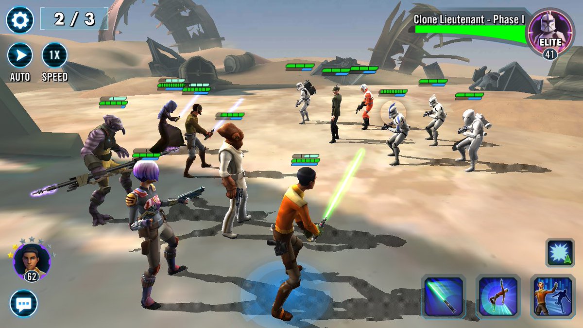 The future of Rebels in another world, Jakku. #StarWarsGalaxyOfHeroes #StarWarsRebels #TheForceAwakens