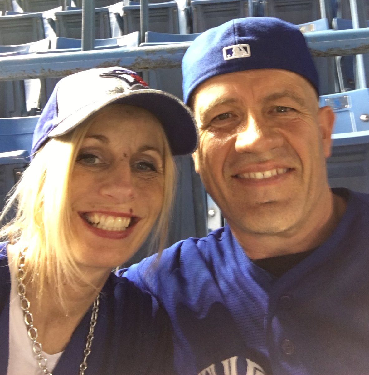 NancyXW's tweet photo. Home opener with my hubby
#LETSRISE https://t.co/BGNL0F35UM