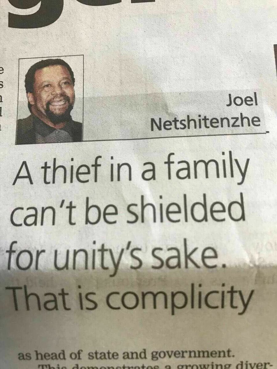 FloydShivambu's tweet photo. This is profound! Who do you think the thief is?? https://t.co/gcd0Wg8s72