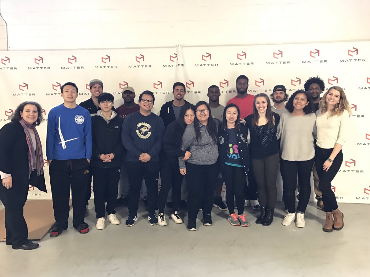 ConcordiaSP_SL's tweet image. Comm students volunteering at Matter earlier today. #teammatter