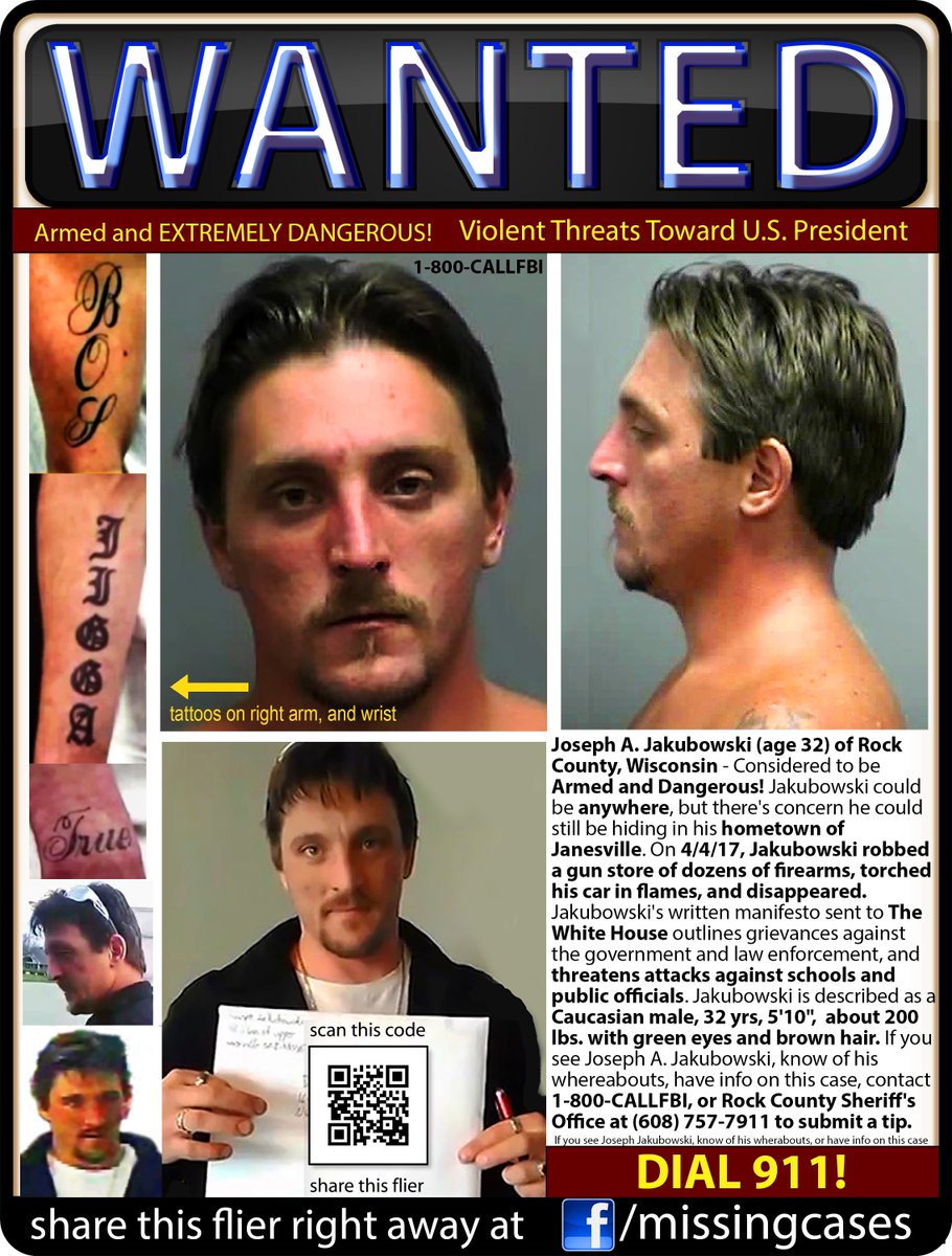 FindIsabelCelis's tweet photo. @bjlutz @WISN12News Distribute his #Wanted flier on #Facebook, here: https://t.co/jUitL7UtcJ & print the attached version
RT @MissingNetwork https://t.co/Fc8rTZ6aHa