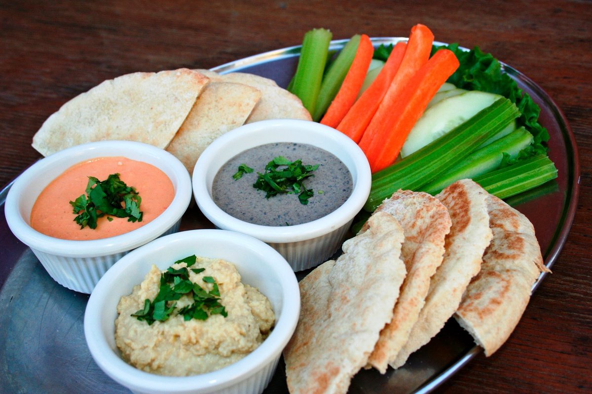 SADDLE RANCH (@thesaddleranch) on Twitter photo Get your #hummus on <a href="/TheSaddleRanch/">SADDLE RANCH</a>! A trio of #blackbean, #jalapeno, and traditional hummus w/ fresh #vegetables and pita bread for dipping Get your #hummus on <a href="/TheSaddleRanch/">SADDLE RANCH</a>! A trio of #blackbean, #jalapeno, and traditional hummus w/ fresh #vegetables and pita bread for dipping
