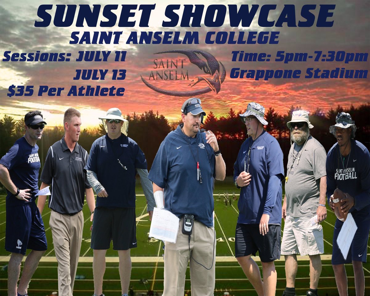 STAHawksFB's tweet photo. The stars come out when the sun goes down! Show out at the #SunsetShowcase. https://t.co/TdlPOTlf86 https://t.co/fwQRKDYwap