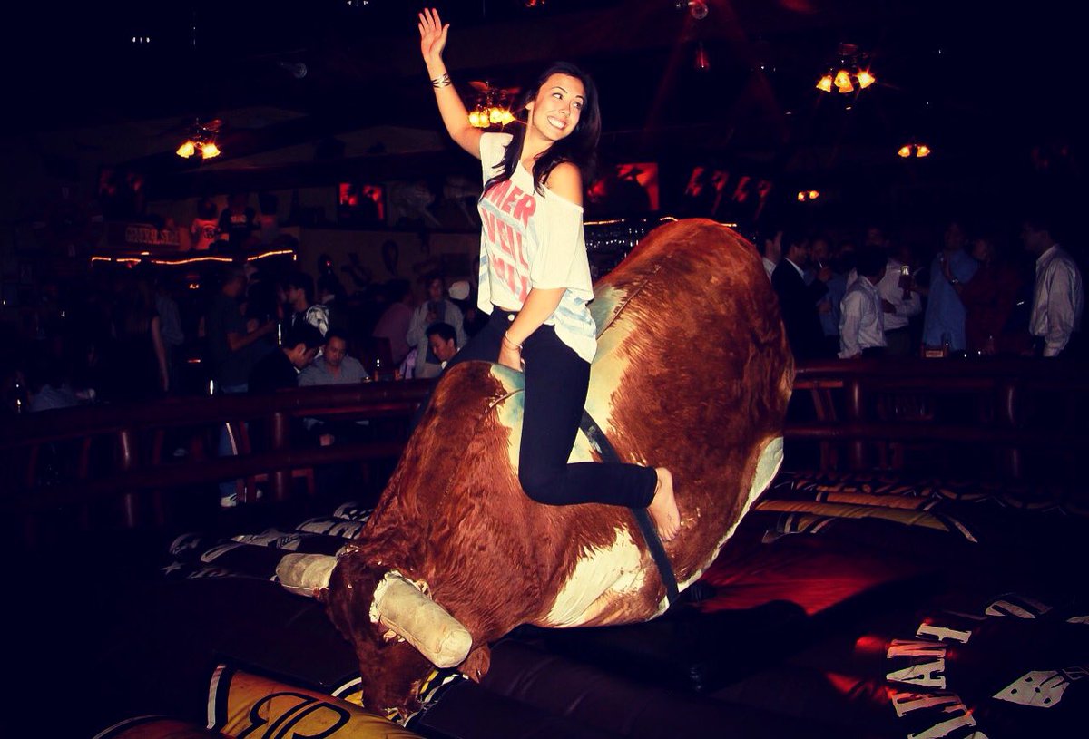 Do you have what it takes to last on the #bull? Come to #saddleranch and find out! #RideThatBull