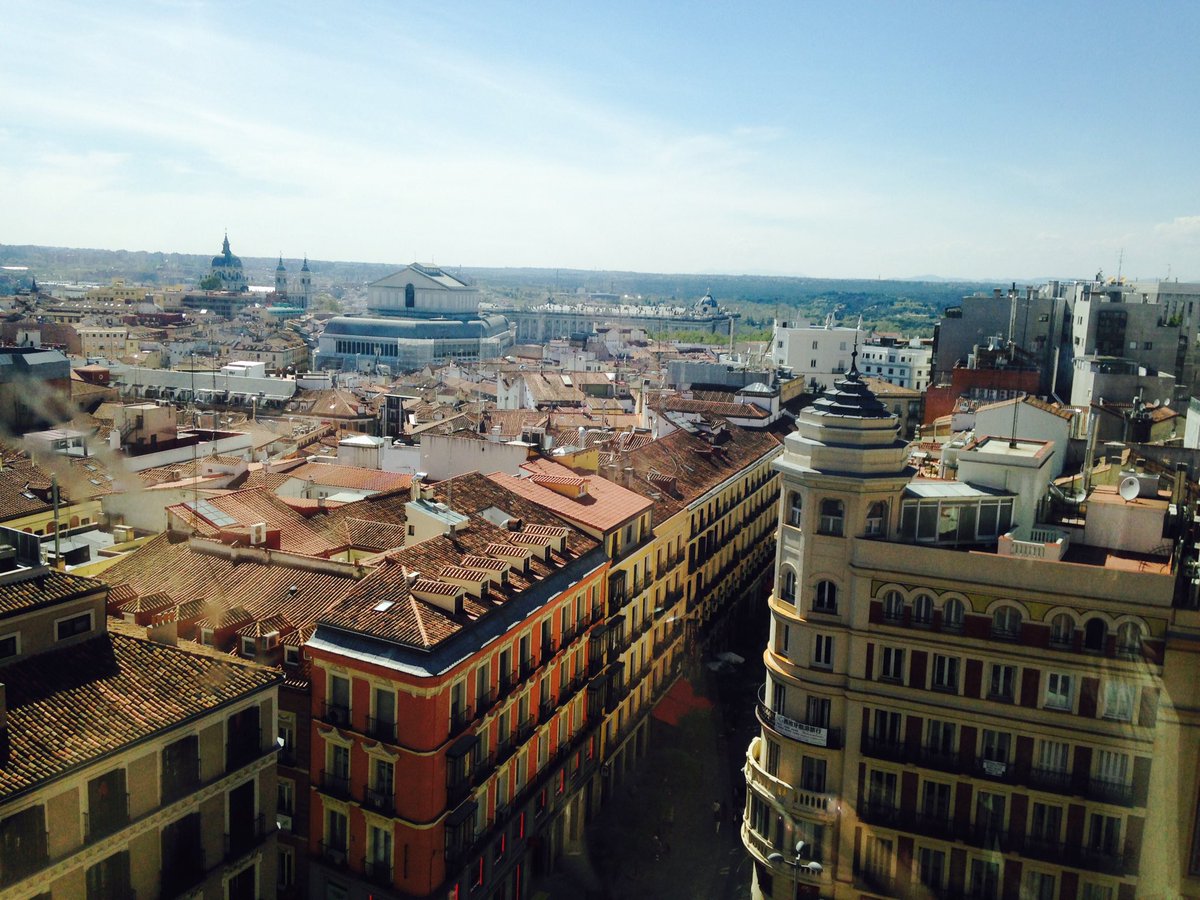 Girls enjoying stadium tour in Madrid &amp; churros in Madrid @PJones2001