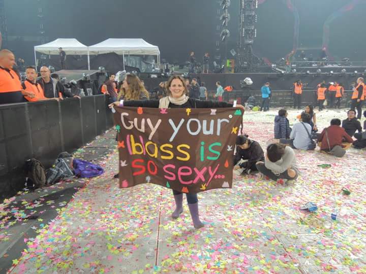 Happy Birthday dear Guy Berryman from  See you soon in France with this little thing 