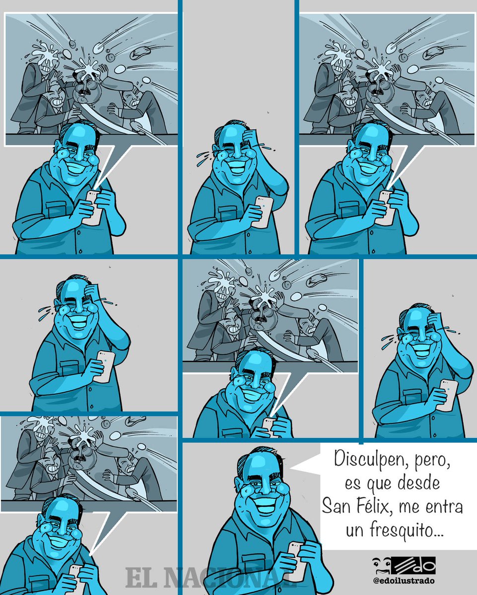 EdoSanabria's tweet photo. Caricatura EDO PARA @ElNacionalWeb : San Félix https://t.co/ivBoqSATv4