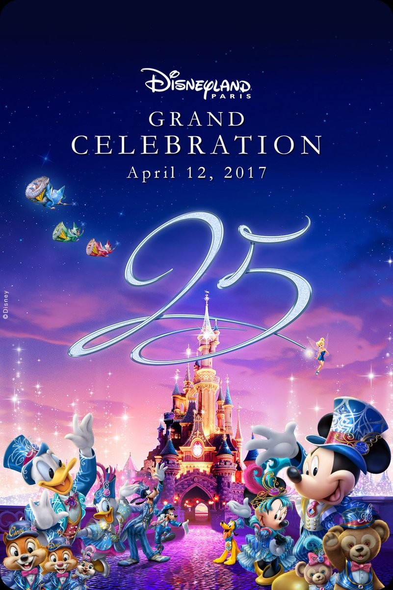 DisneylandBerry's tweet photo. It's the Big Day! #DisneylandParis25 https://t.co/rD8GZ45k4O