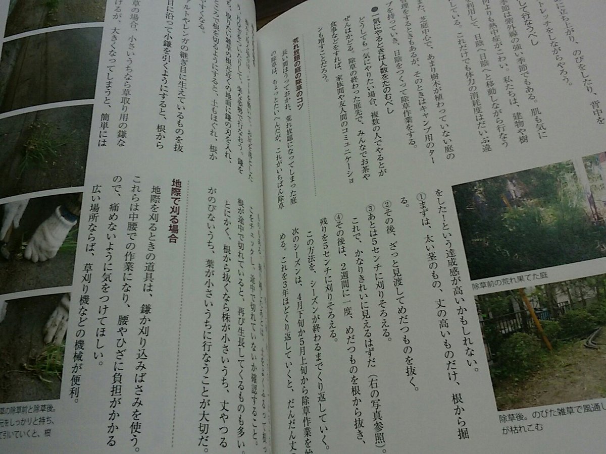 奈良の古本屋 フジケイ堂 もちいどの店 V Twitter 雑草と楽しむ庭づくり 手入れするのが大変だからと コンクリートで埋めてお庭 を持たないお宅が増えているそうです それでも土と緑のある暮らしに憧れる方は多く お庭の草むしりにひいひいおっしゃってる方々に 奈良の古本屋 フジケイ堂 もちいどの店 V Twitter 雑草と楽しむ庭づくり 手入れするのが大変だからと コンクリートで埋めてお庭 を持たないお宅が増えているそうです それでも土と緑のある暮らしに憧れる方は多く お庭の草むしりにひいひいおっしゃってる方々に