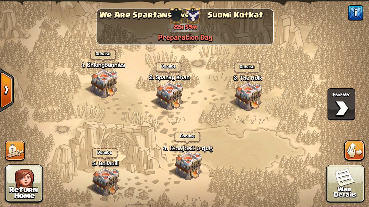 Good luck <a href="/SuomiKotkat_CoC/">Suomi Kotkat</a> we have an extra th11 💪🏻😤