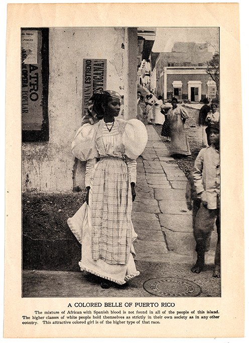 amhistorymuseum's tweet photo. Today in 1899: Treaty of Paris comes into effect. Spain cedes Puerto Rico to U.S. Fierce Puerto Rican fashion: https://t.co/jlaDu4f3VV https://t.co/oHiEMaIC2O